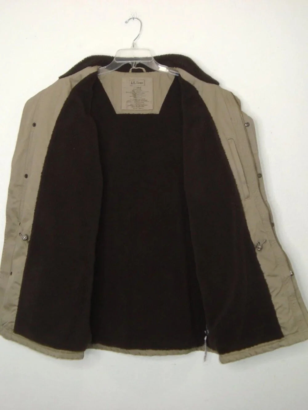 Vintage L.L. Bean Thinsulate Sherpa-Lined Military Field Jacket Gorpcore Hunting